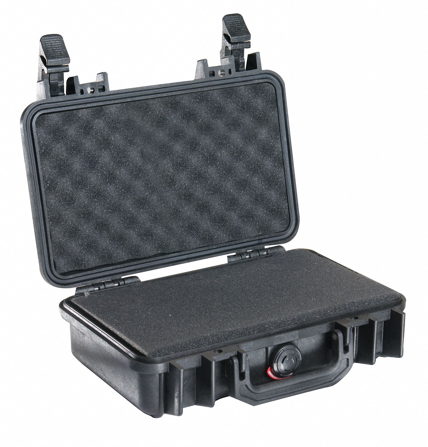 PROTECTIVE CASE, 6 IN X 10½ IN X 3⅛ IN INSIDE, FLAT/PICK AND PLUCK/SOLID, BLACK
