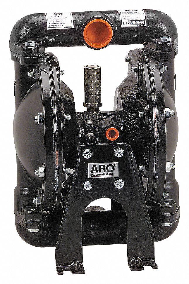 DOUBLE DIAPHRAGM PUMP,ALUMINUM,1-1/2