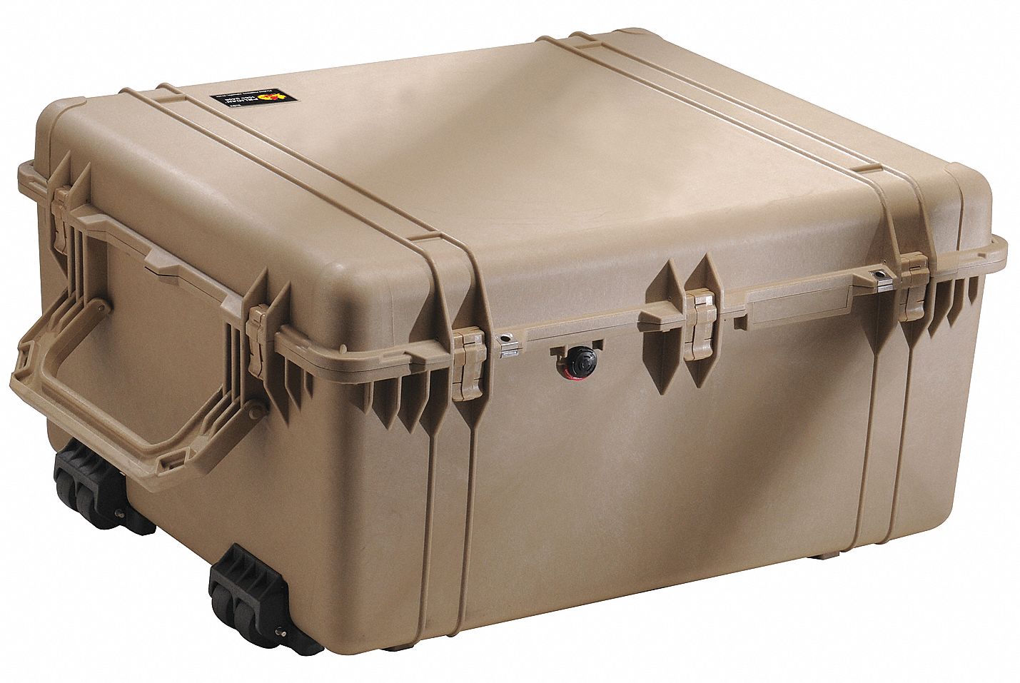 Protective Case: 25 1/8 in x 30 1/8 in x 15 3/8 in Inside, No Foam, Beige, 4 Wheels, IP67