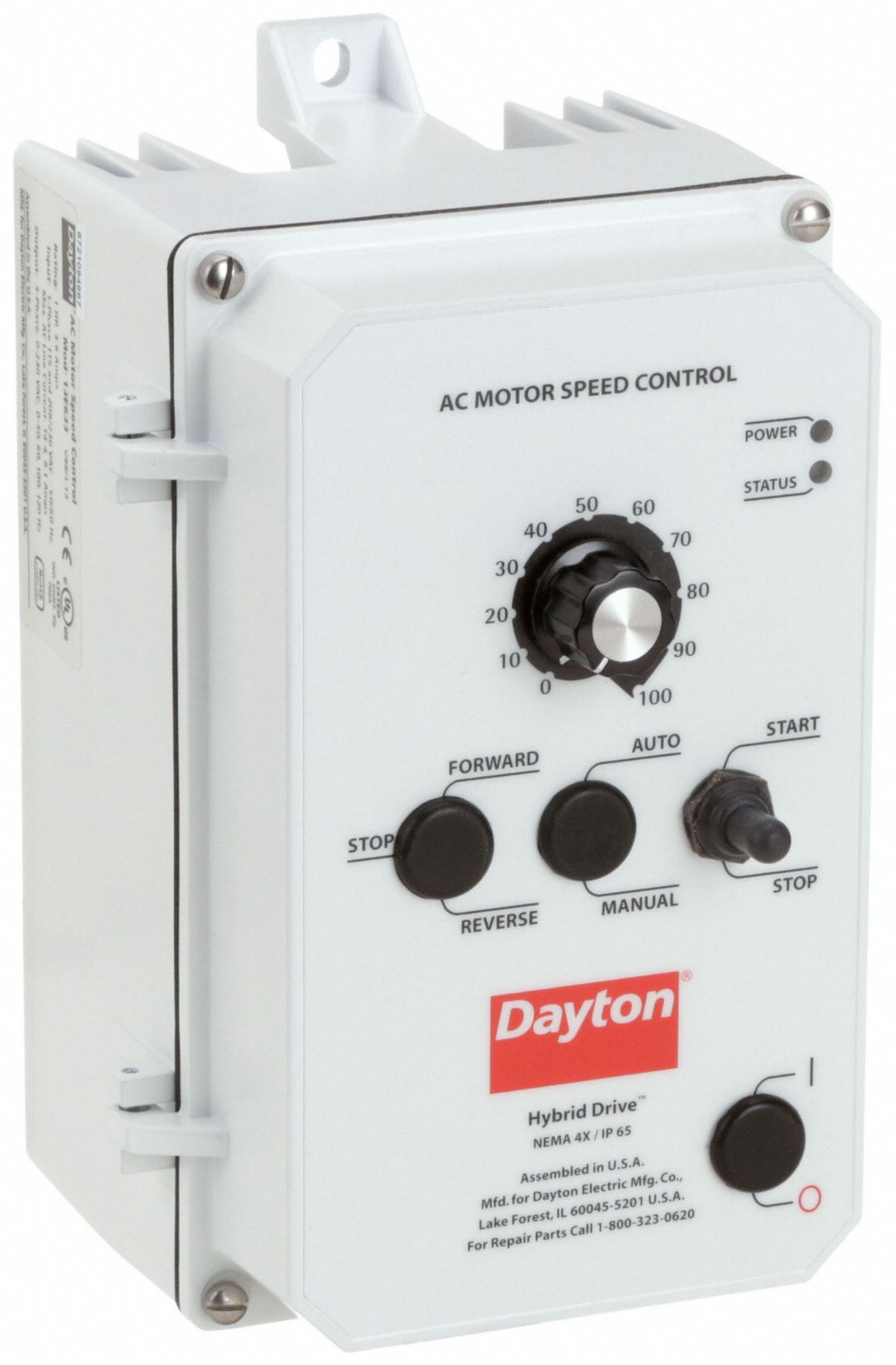 VARIABLE FREQUENCY DRIVE, 115/230 V AC, 1 HP MAX OUTPUT POWER, 3.6 A MAX OUTPUT CURRENT