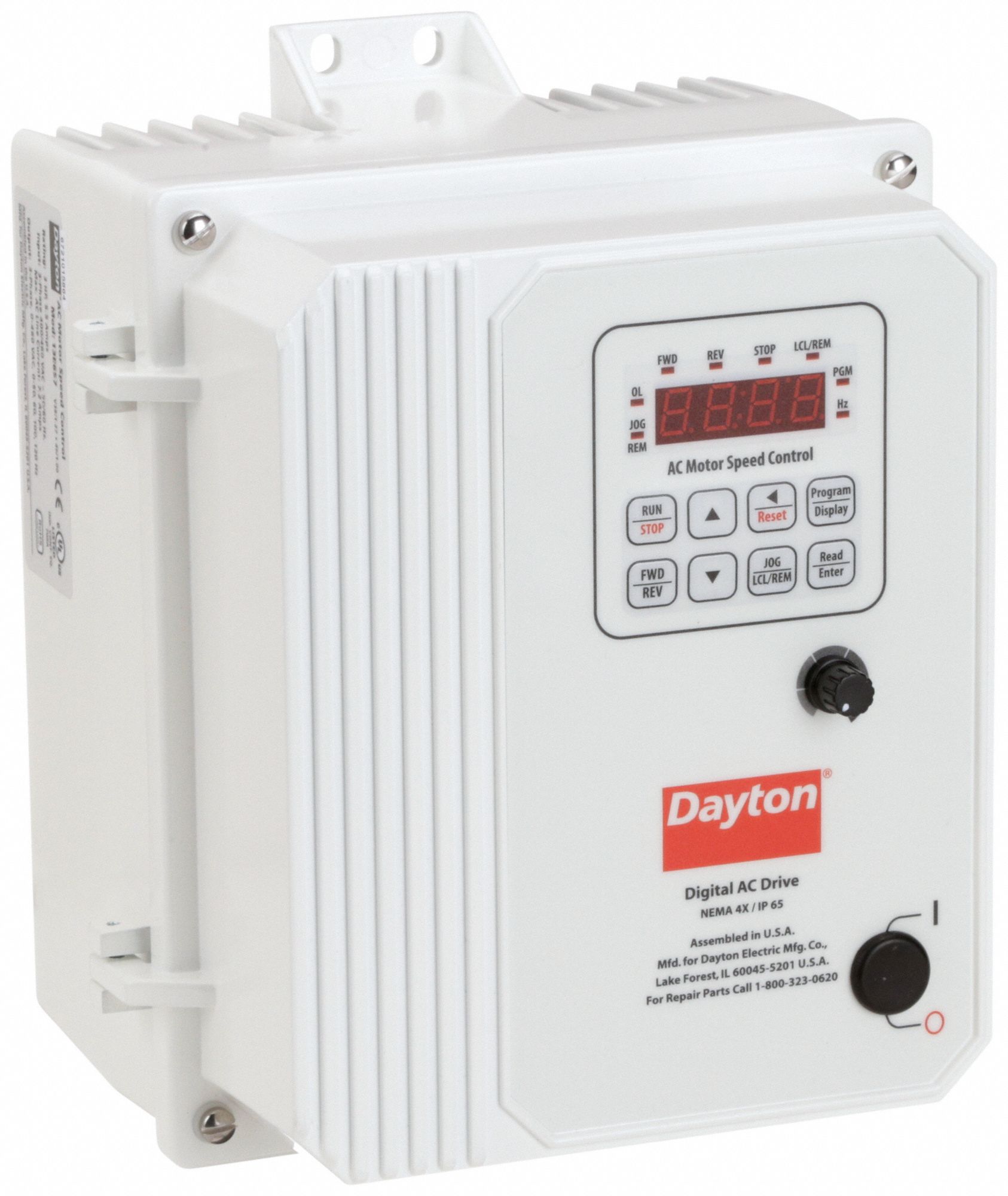 VARIABLE FREQUENCY DRIVE, 460 V AC, 3 HP MAX OUTPUT POWER, 4.6 A MAX OUTPUT CURRENT, NEMA 4X