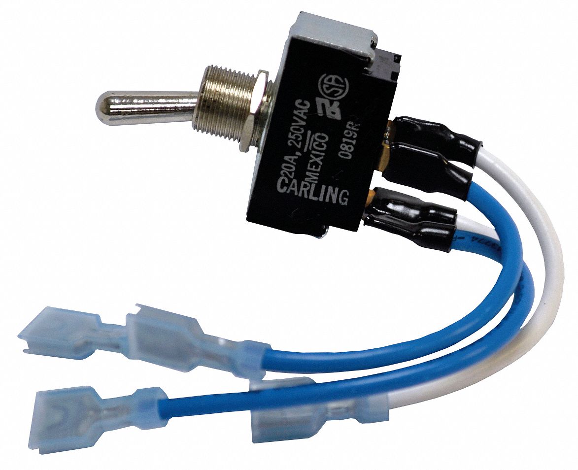 DAYTON On/Off AC Line Switch Kit,For Use With Dayton Model 13E662