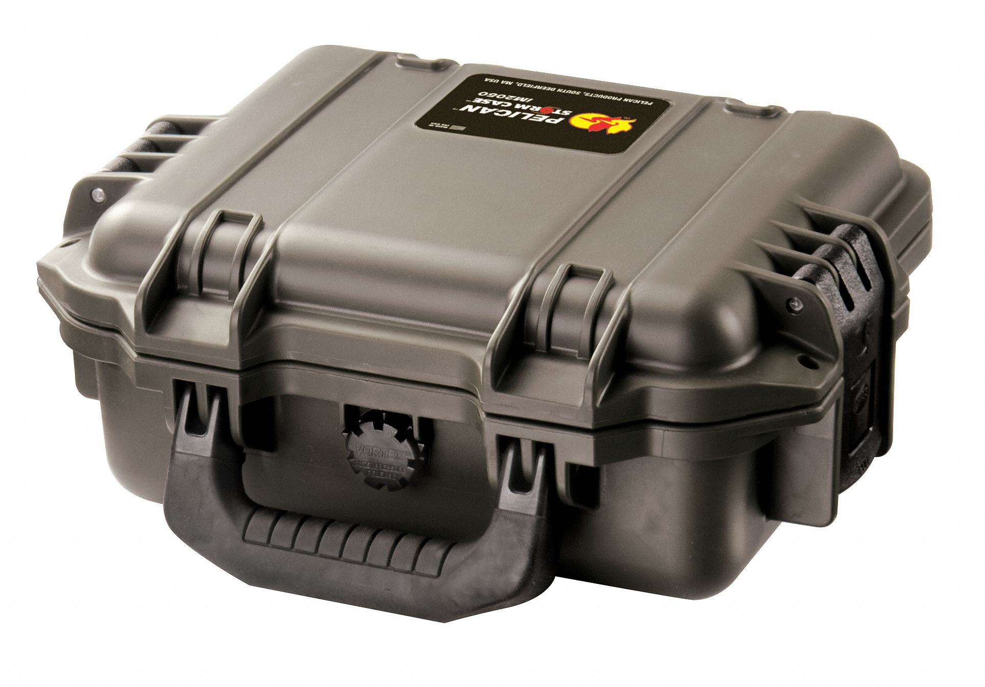 PROTECTIVE CASE, 7½ IN X 9½ IN X 4¼ IN INSIDE, BLACK, STATIONARY, NO FOAM INCLUDED