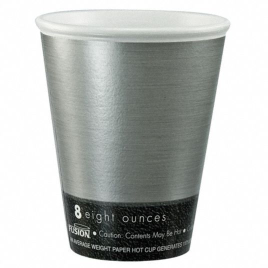 Disposable Hot Paper Cups, Silver