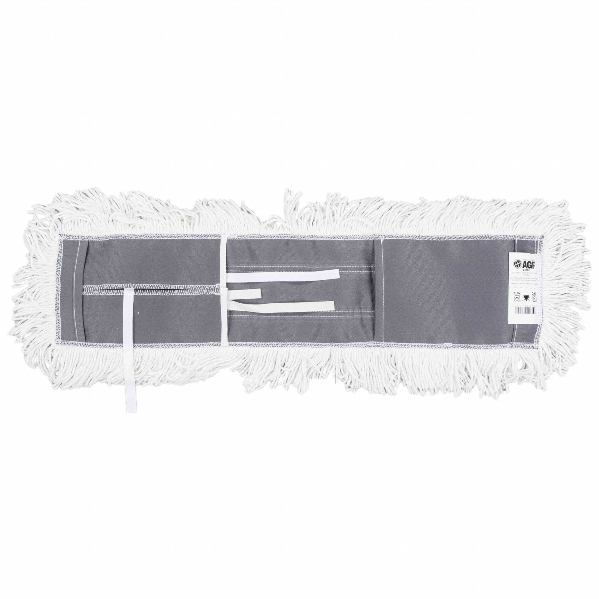 MOP DUST COTTON WHITE 24IN UNTREAD