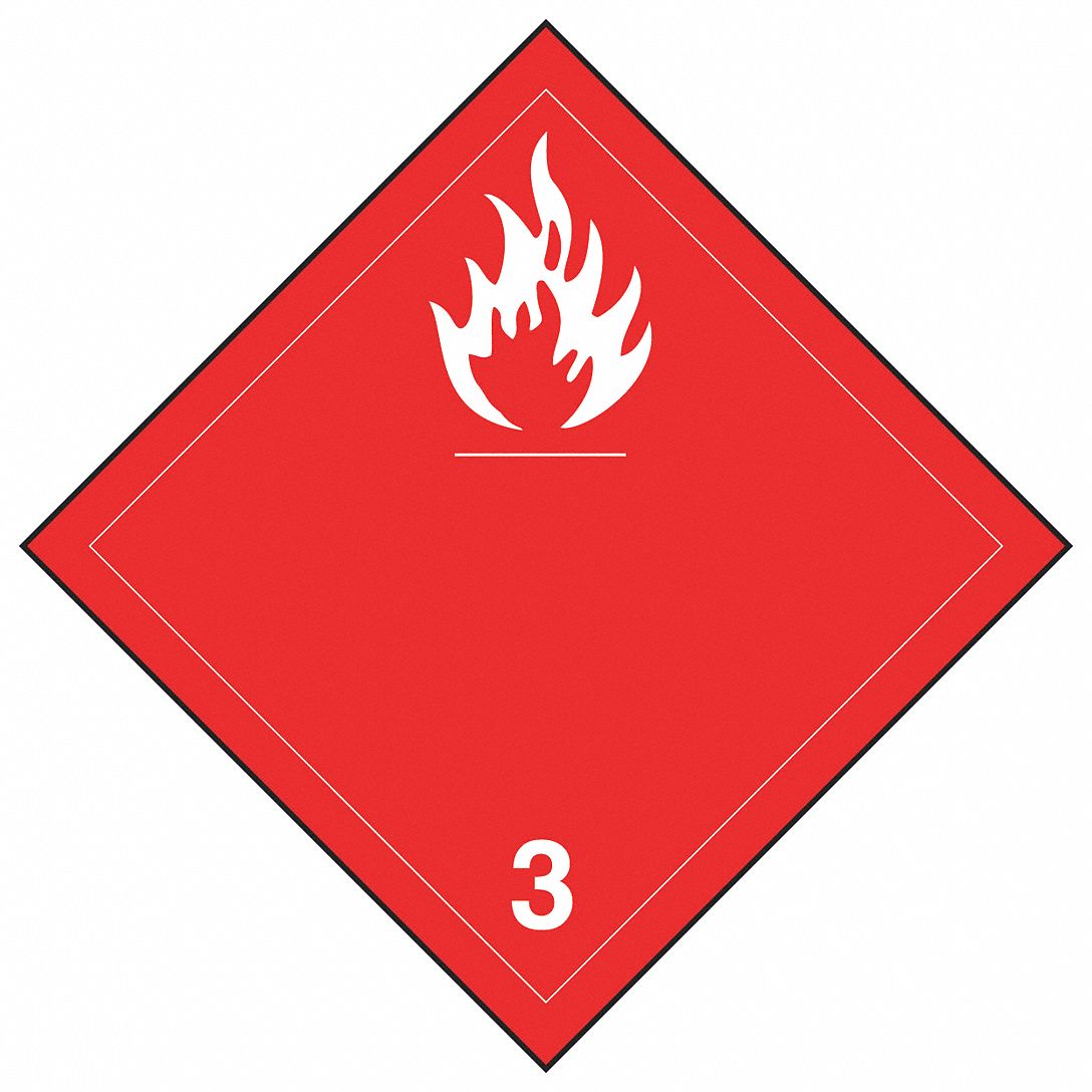 ETIQUETTE EXPEDITION ANG. FLAMMABLE