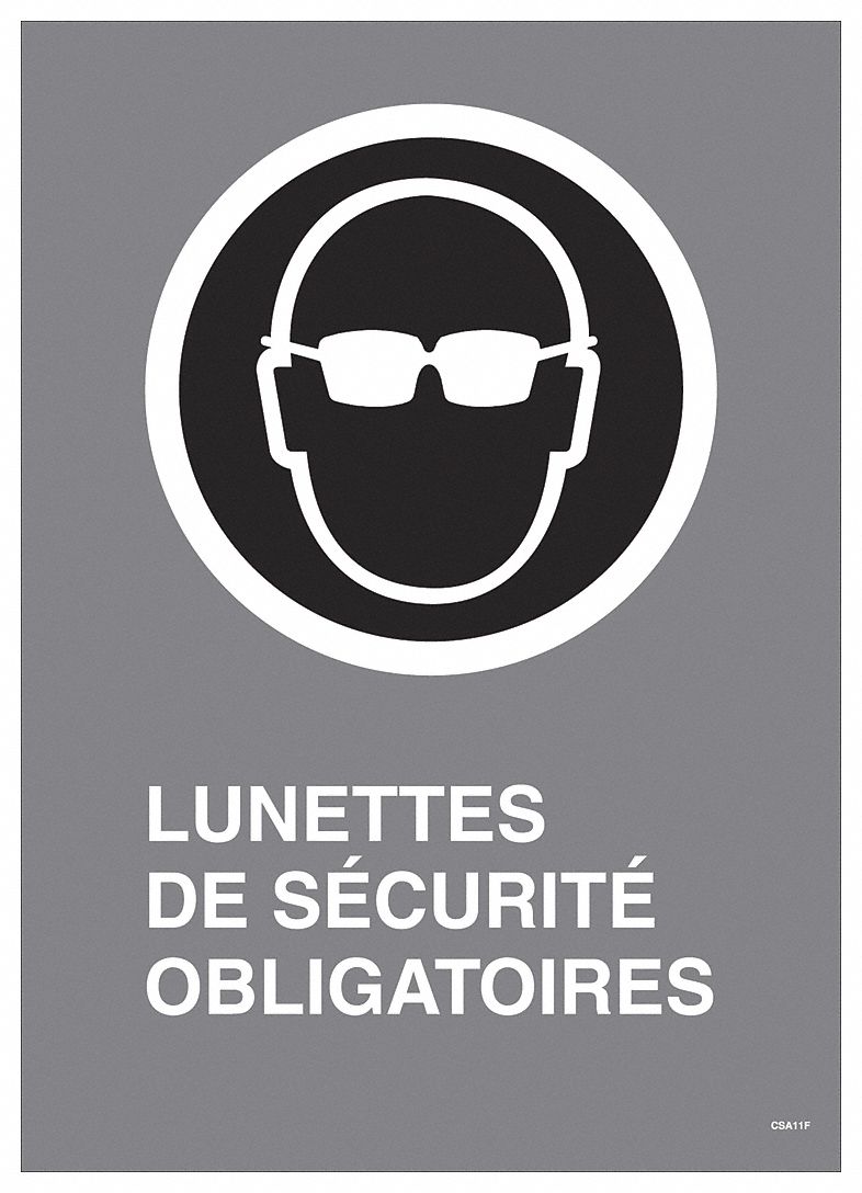 SIGN CSA11F-MPL CSA PLASTIC