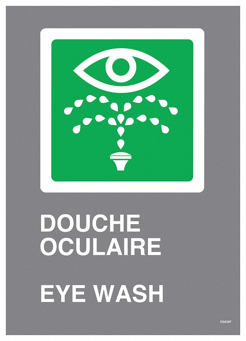 SIGN CSA33B-MPL CSA PLASTIC