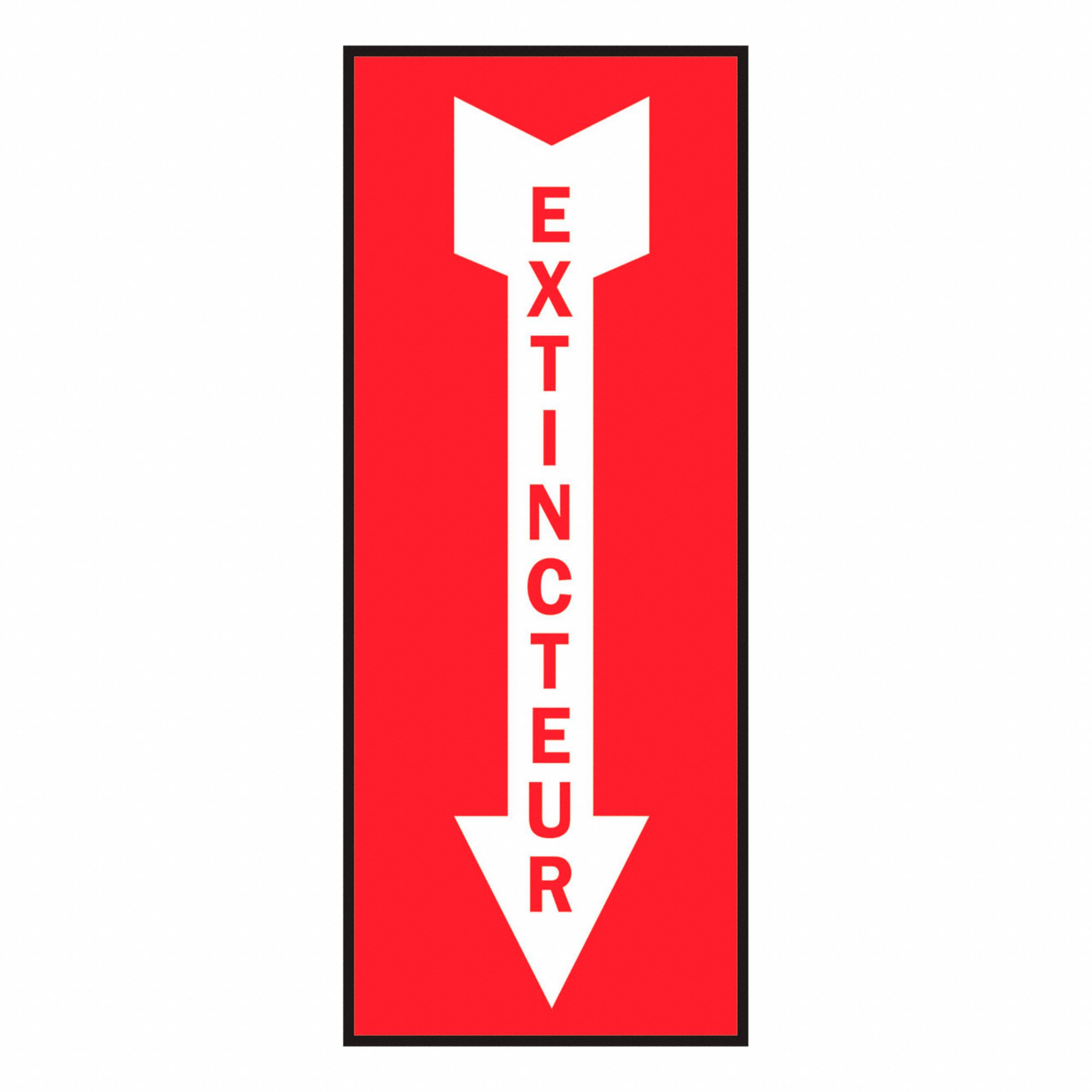 SIGN INCENDIES N/H 7X10 FR