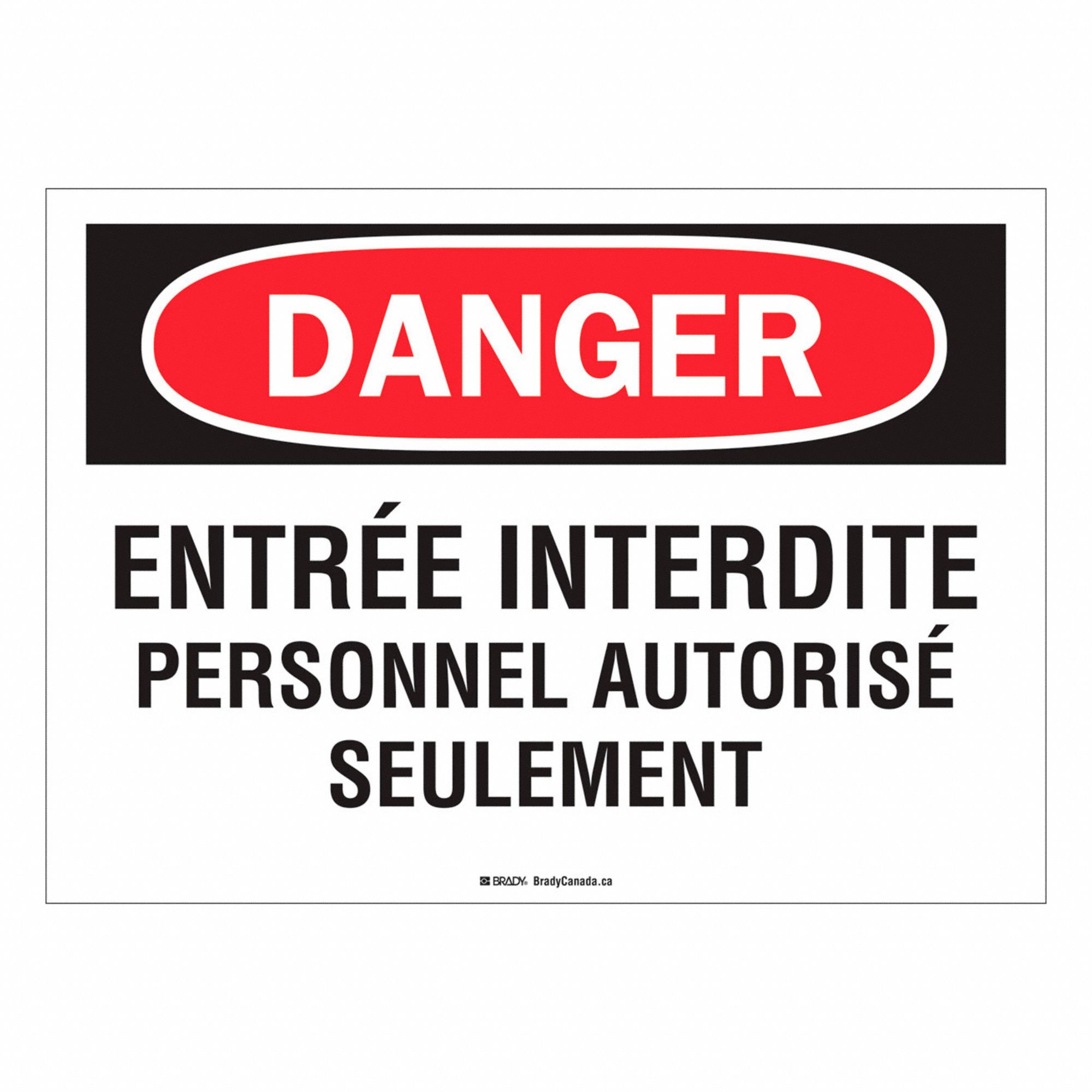 AFFICHE DANGER 10X14 FRANCAIS