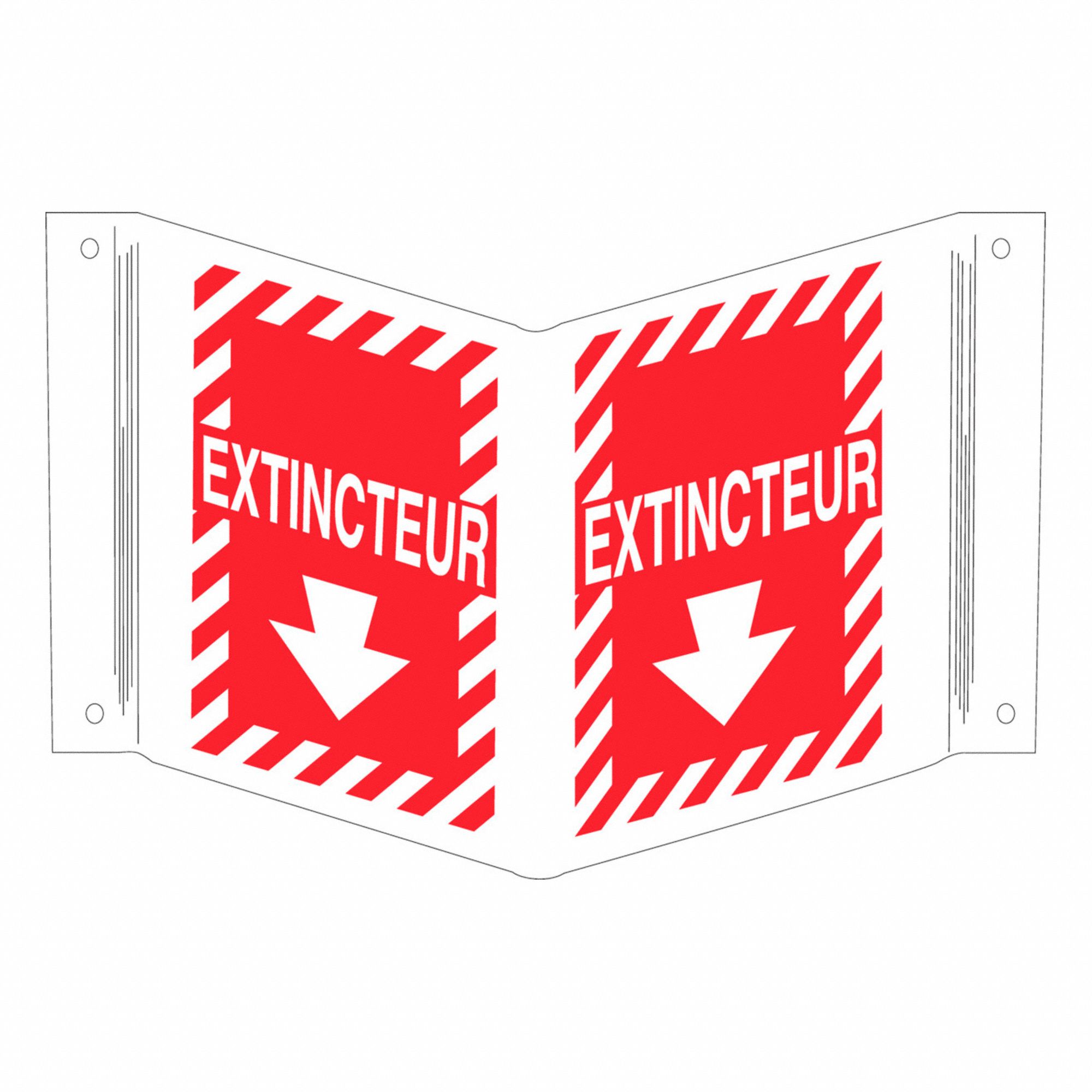 SIGN HIGH VISIBILITY 12X9 FR