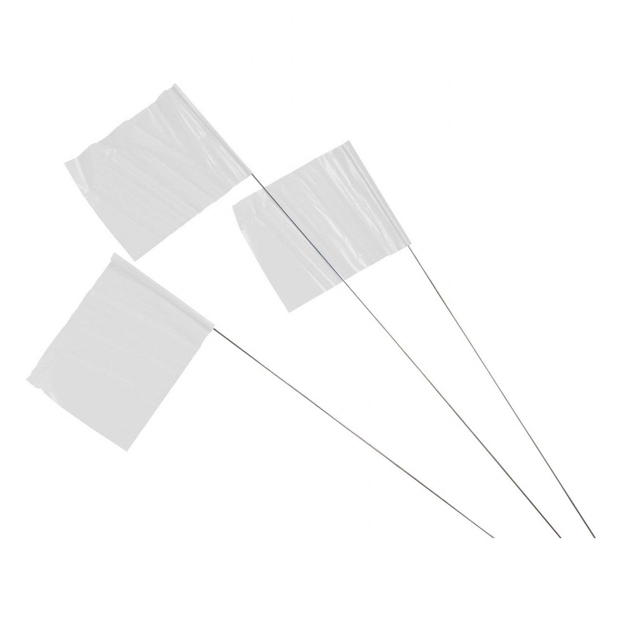 DRAPEAUX DE MARQUAGE BLANC 100/PAQU