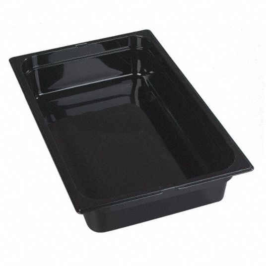 20.75 in x 12.75 in x 4 in 12.7 Qt. Polycarbonate Top Notch Food Pan ...
