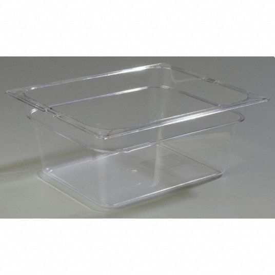 20.75 in x 12.75 in x 8 in 25,9 Qt. Polycarbonate Top Notch Food Pan ...