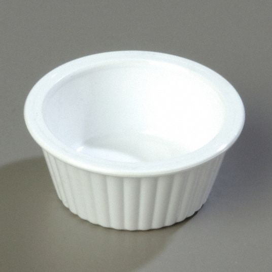 CARLISLE, 1 oz Capacity, Plastic, Fluted Ramekin - 13F359|84302 - Grainger