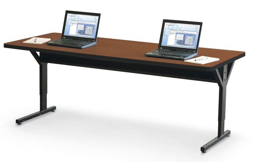 BALT Computer Desk, 60 x 331/2 x 30, Med Oak 13F574580647928BK
