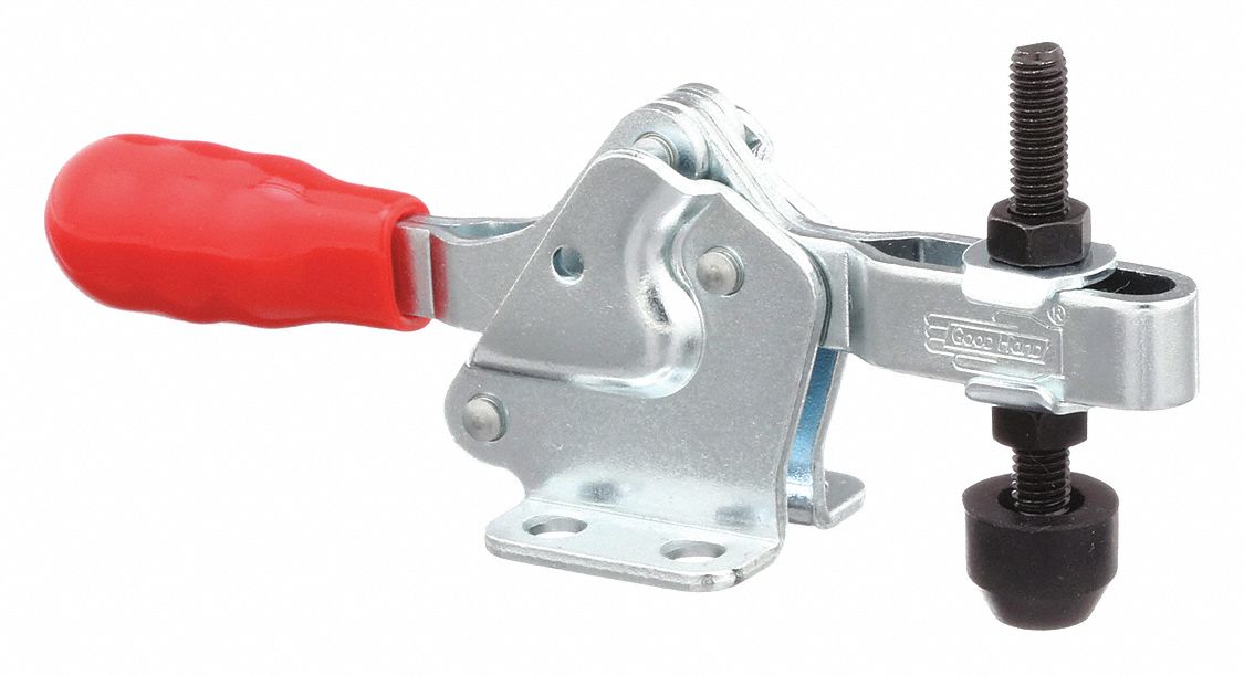 Toggle Clamp: Std Horizontal  Handle, Flange Base Mounting, 1.46 in Arm Lg, Std