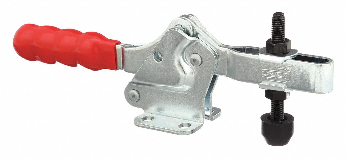 Toggle Clamp: Std Horizontal  Handle, Flange Base Mounting, 4.25 in Arm Lg, Std