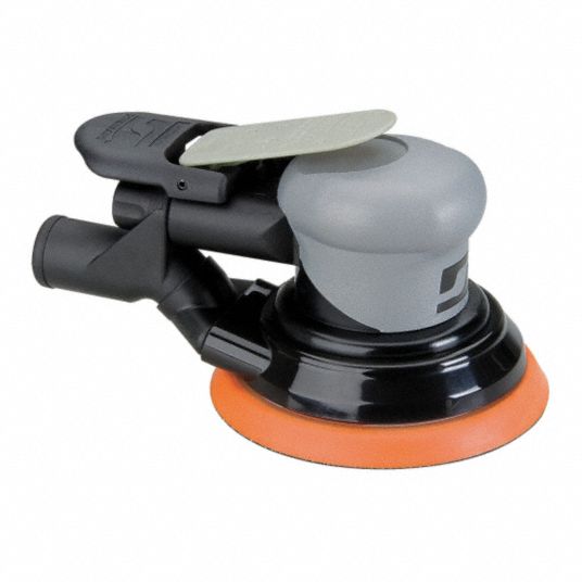DYNABRADE Air Random Orbital Sander, 5 in PSA, 3/16 in Orbit Dia