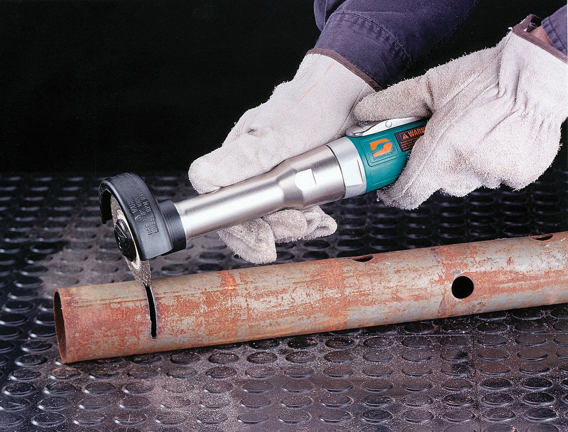 DYNABRADE Air Powered CutOff Tool Heavy Duty 4 in Wheel Diameter 13F68452580 Grainger