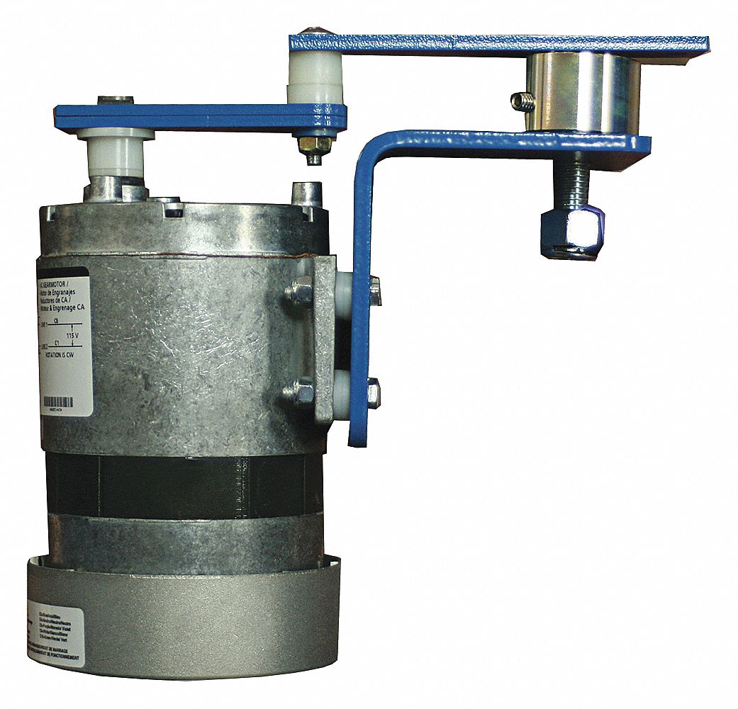 OSCILLATOR ASSEMBLY, GREY, PAINTED MOTOR AND MILL FINISH BRACKETS, STEEL, OSC BLUE