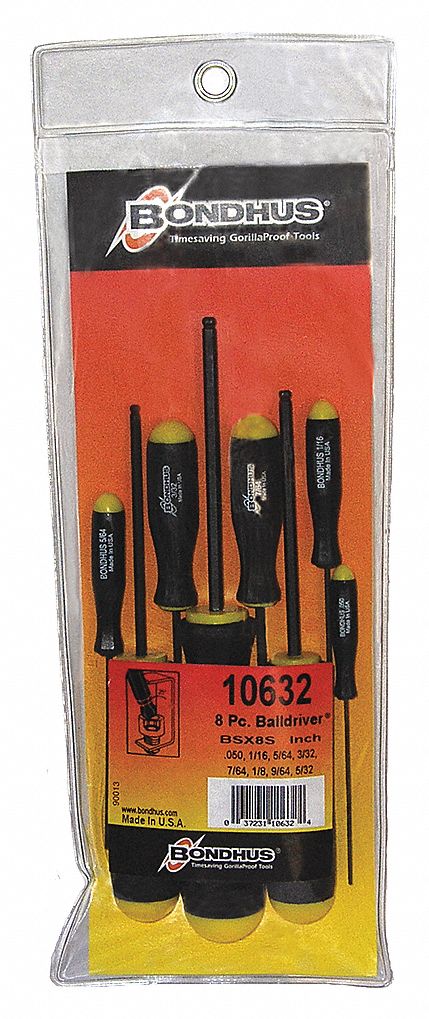 Set 8 Ball End Screwdrivers