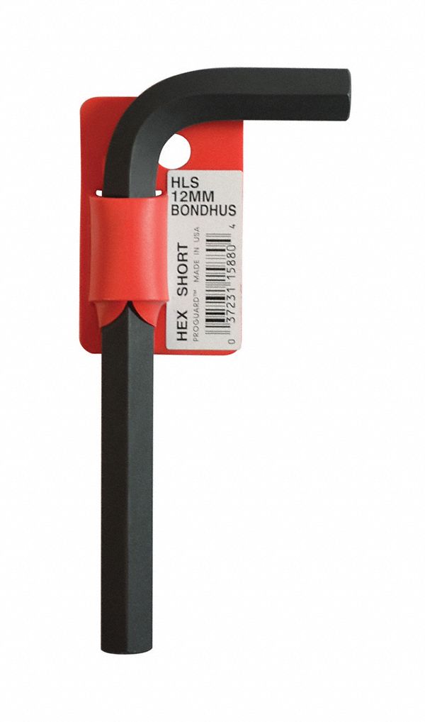 HEX KEY, 2 3/7 IN HANDLE, 17 MM TIP, METRIC, L KEY SHAPE