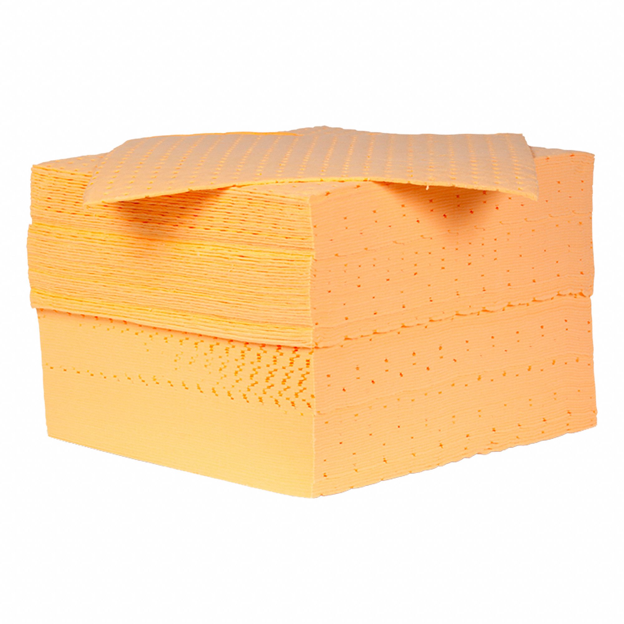 ABSORBENT PAD,19 IN X 17 IN,YELLOW