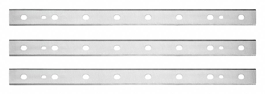 PLANER KNIFE, STEEL, 12½X4X⅜ IN, 3 15/16 IN BLADE WIDTH, 3-PK, FOR DW734 PLANER