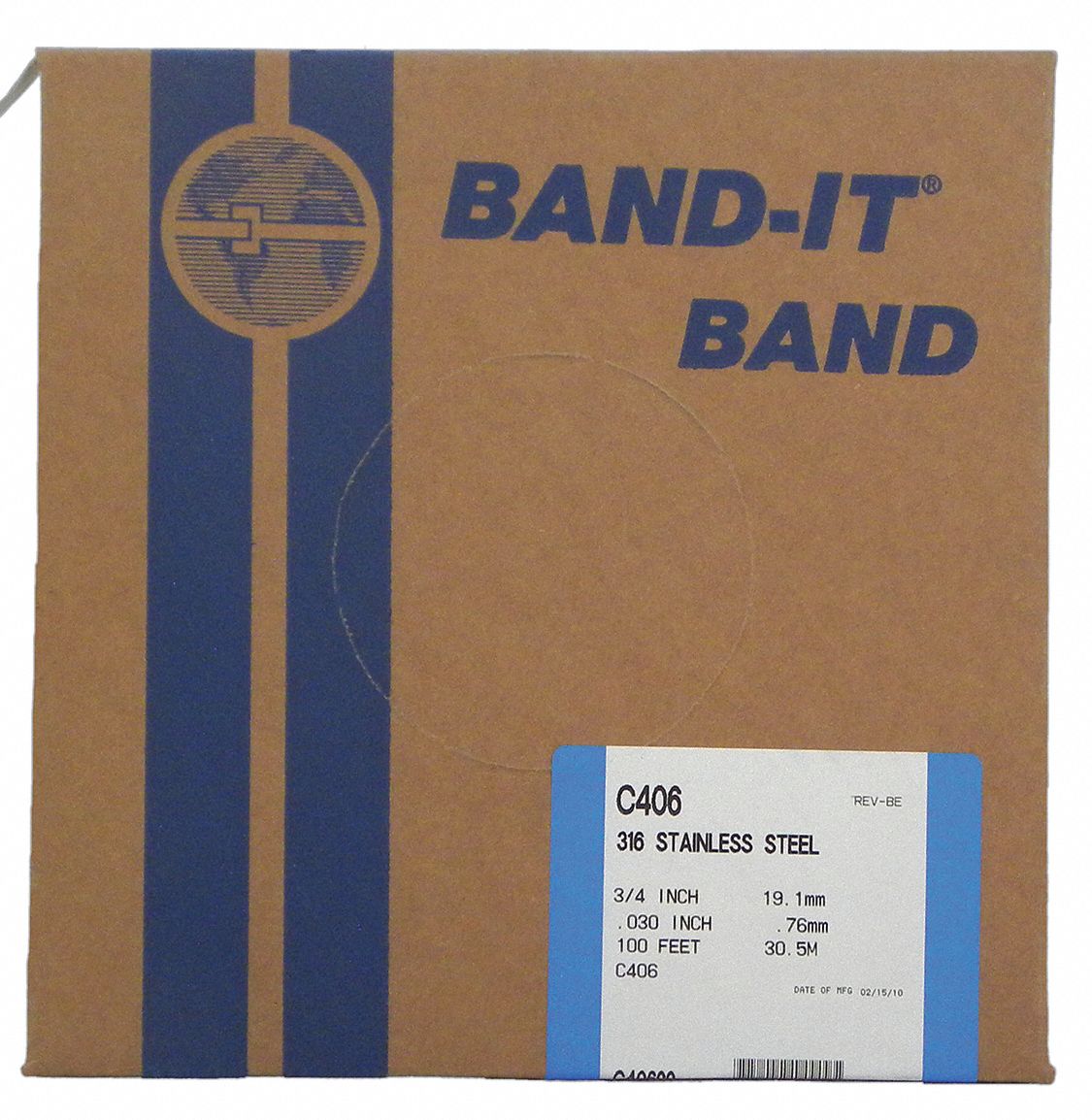 BANDE A/I TYPE 316 ROUL 3/4POX100PI