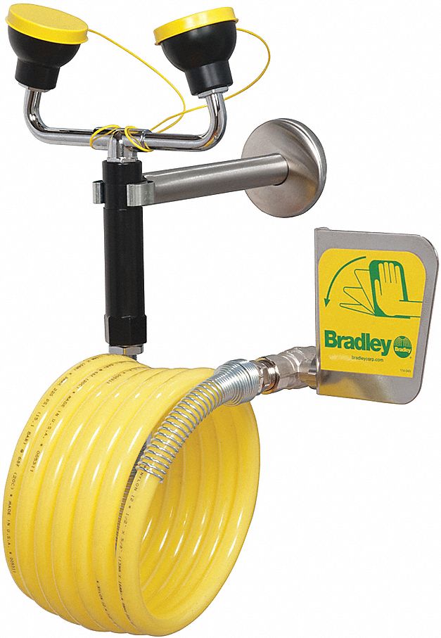BRADLEY DRENCH HOSE 12FT PUSH HANDLE Drench Hoses BRDS1944022ABC
