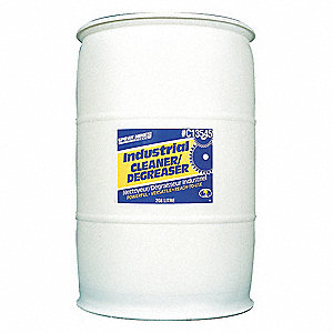 CLEANER/DEGREASER, INDUSTRIAL, BIODEGRADABLE/NO HARSH ABRASIVES, CLEAR, 208 L, LIQUID