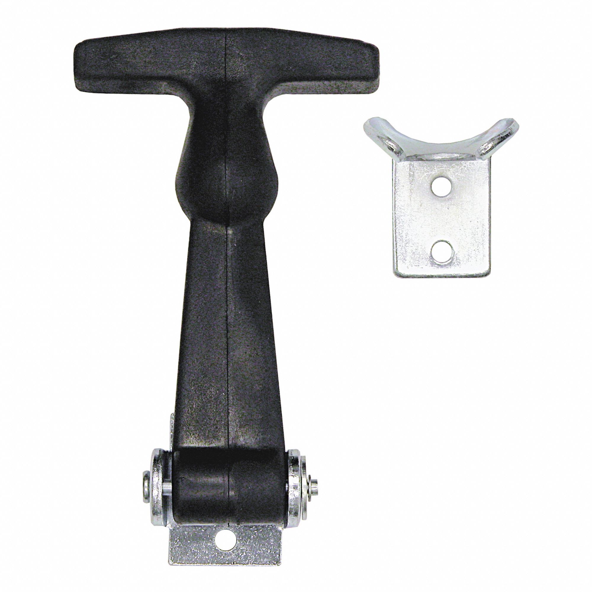 HOOD CATCH + BRACKET, RUBBER