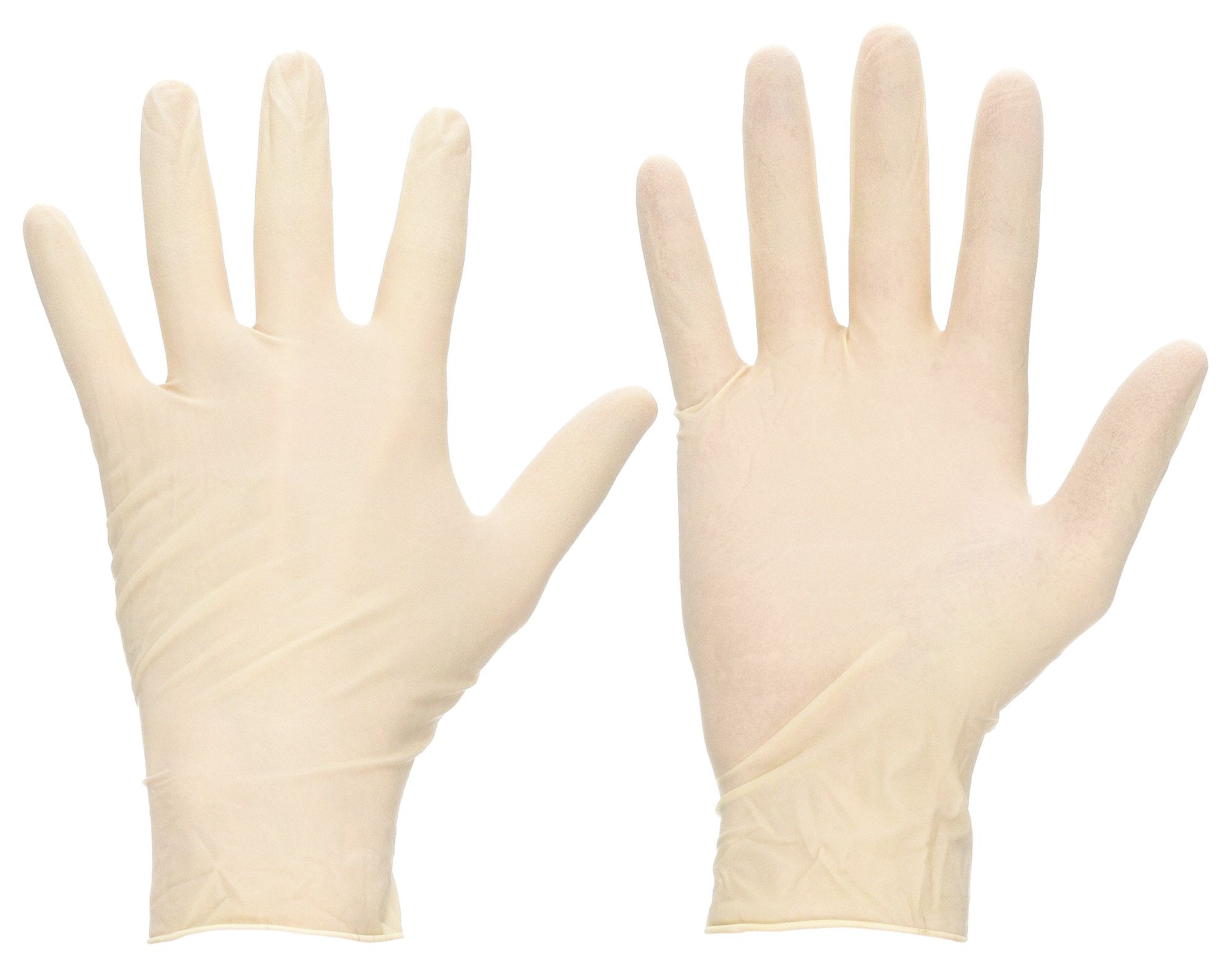DISPOSABLE GLOVES,BEIGE,S,LATEX,CA500