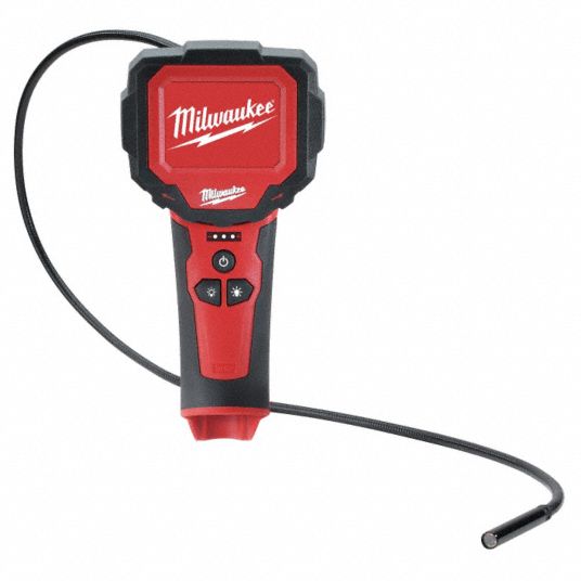 MILWAUKEE Video Borescope 640 x 480 Px Res., 5cm Observation Dp, 2.7