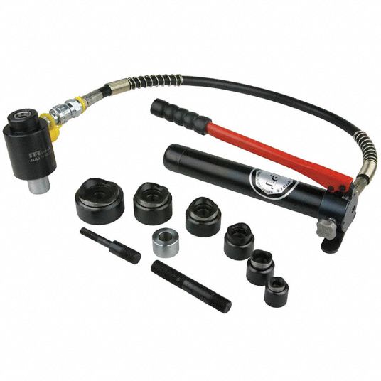 Hydraulic Punch Driver Set,10 ga,10 Pcs Grainger