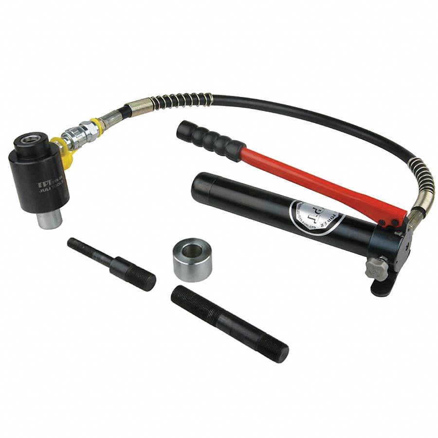 Hydraulic Punch Driver Set,10 ga,4 Pcs Grainger