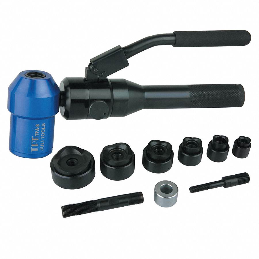 Hydraulic Punch Driver Set,10 ga,10 Pcs - Grainger