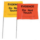 EVIDENCE FLAGS,YELLOW,PK100
