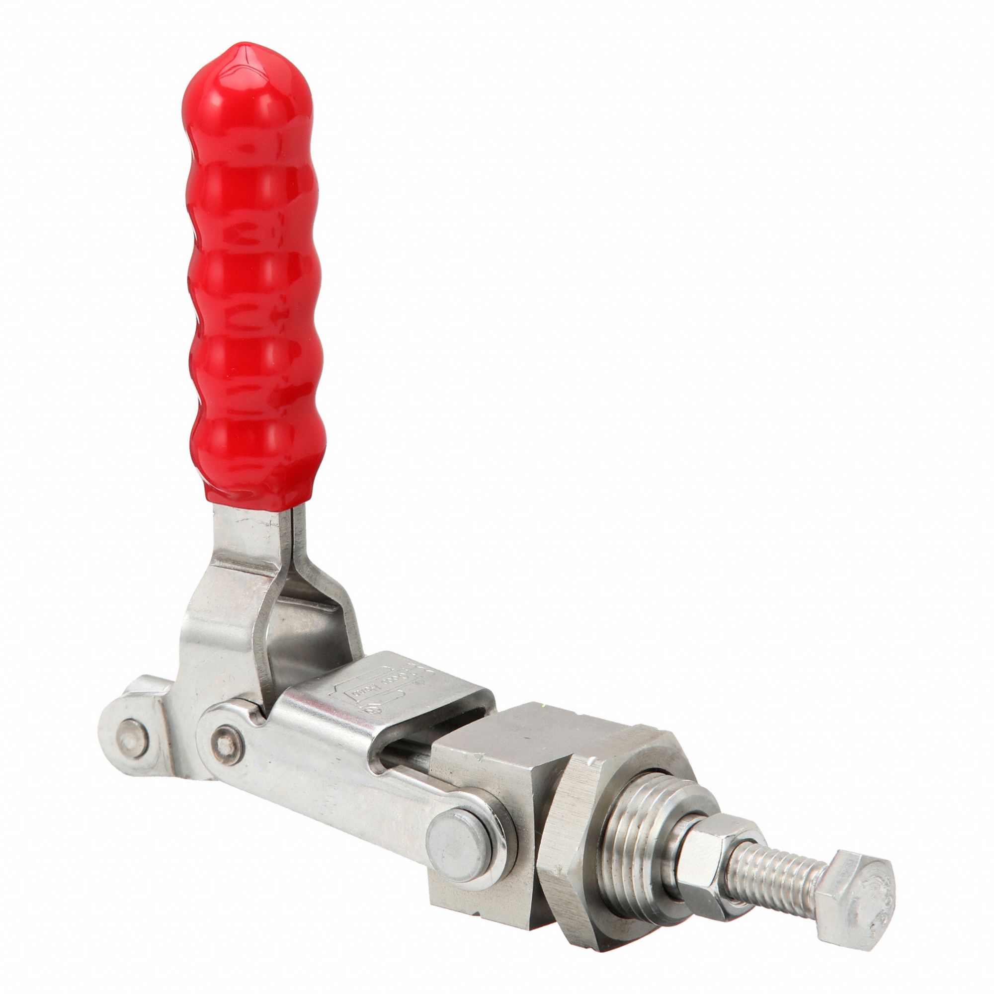 Straight Line Clamp: Through-Hole Base Mounting, Std Vertical Handle, 5/16-18