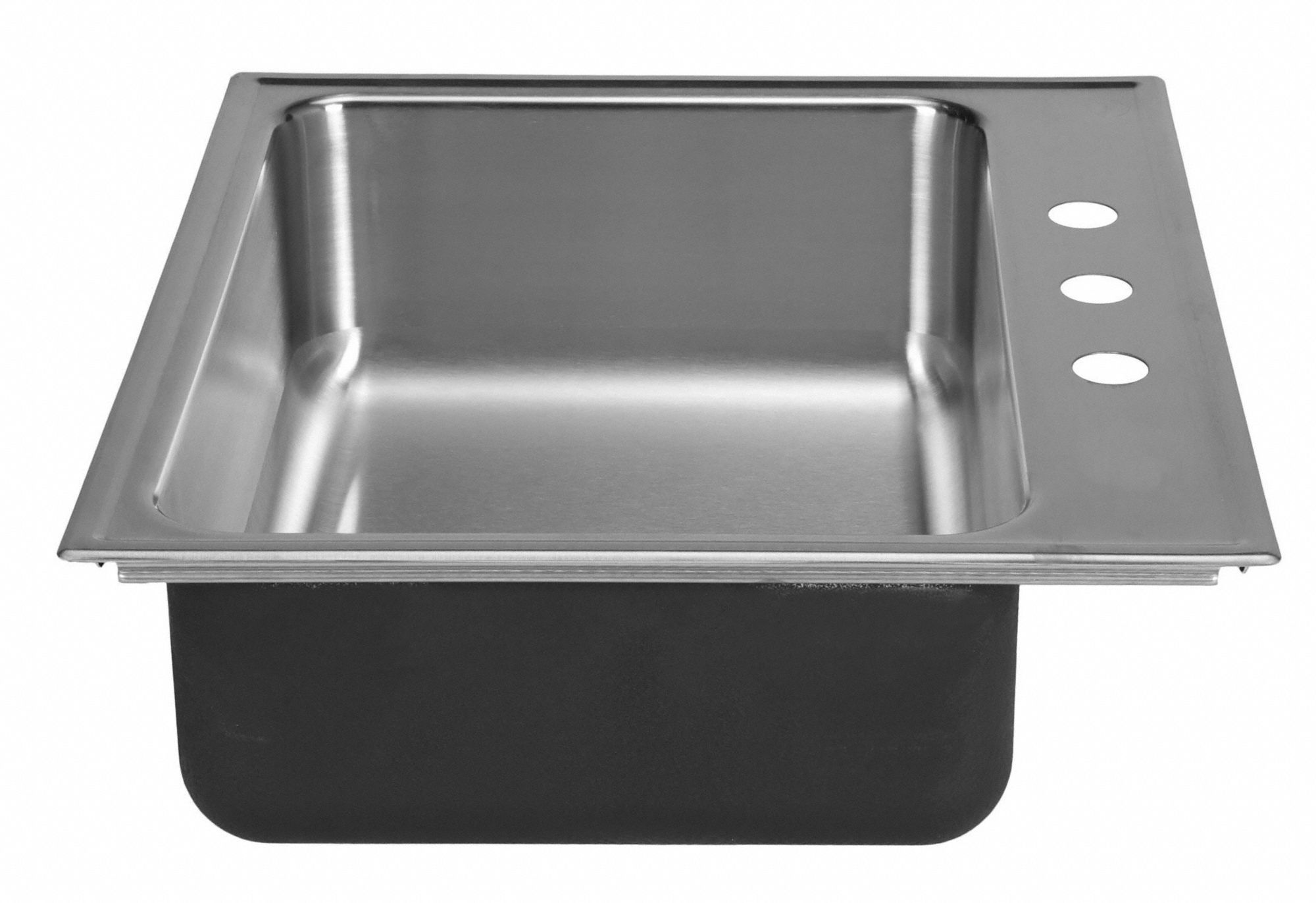 JUST MANUFACTURING Drop-In Sink with Faucet Ledge: Just Manufacturing ...