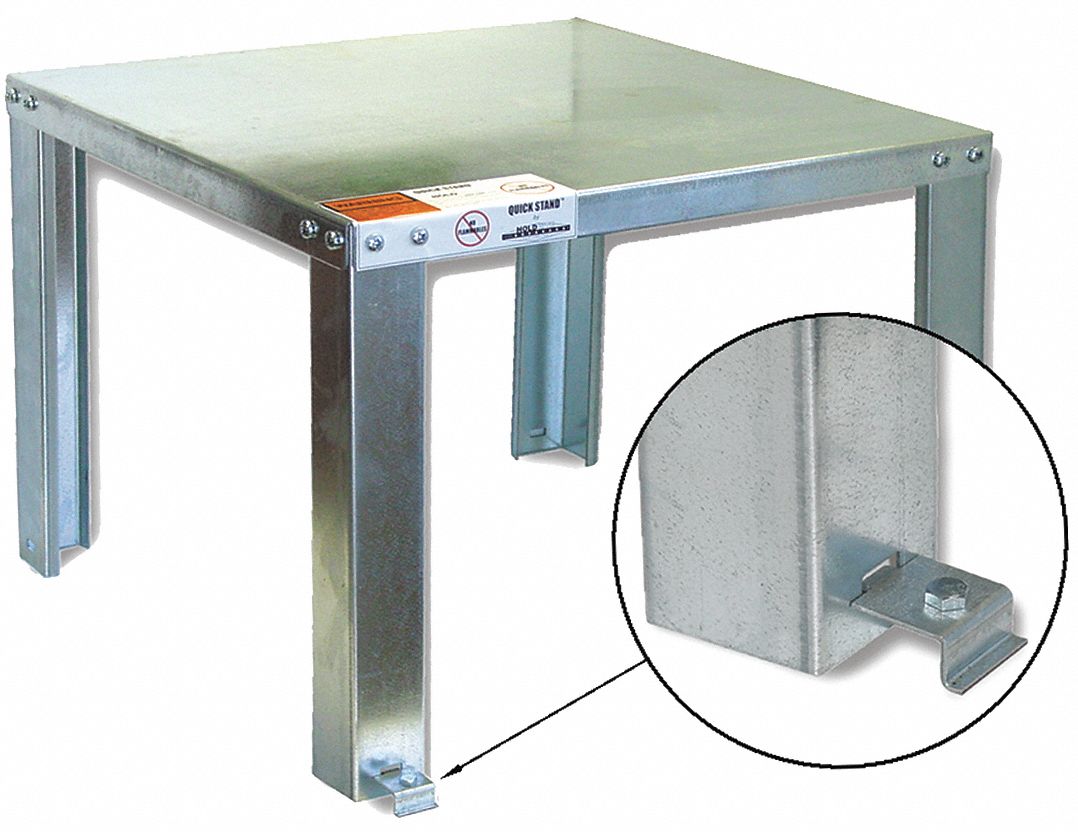 Floor Mount, 100 gal Max. Tank Cap, Water Heater Stand 13G65940S24