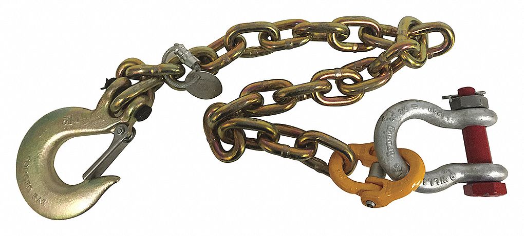 CHAIN 7/16IN GR70X37IN SLP HK/SHKLE