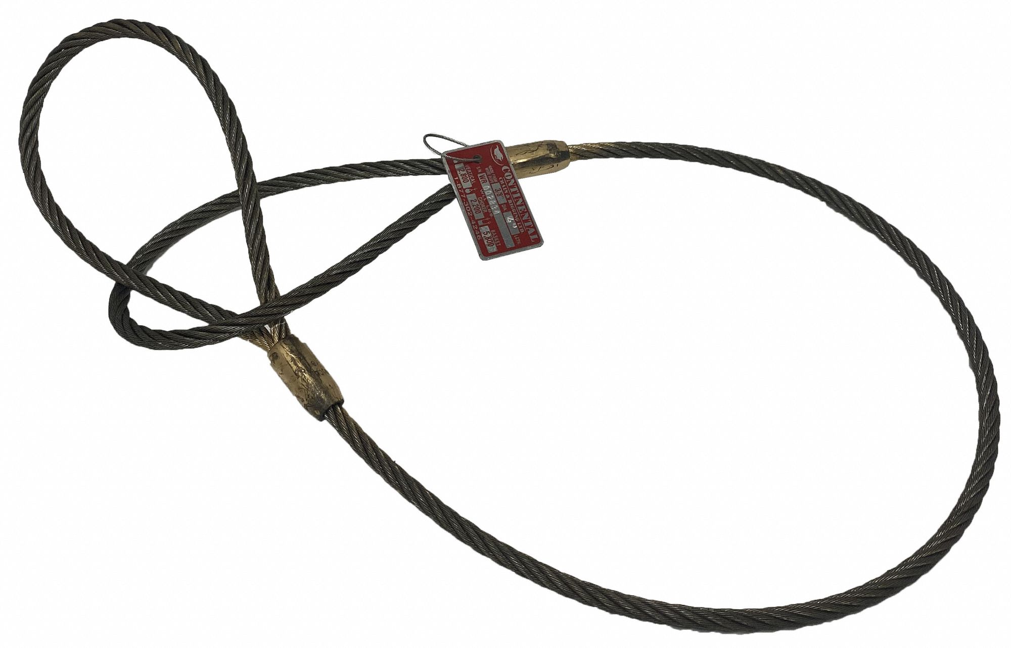 Élingue câble Nordforest FTF 8,5 - Tête en acier - Élingue - Tête en acier