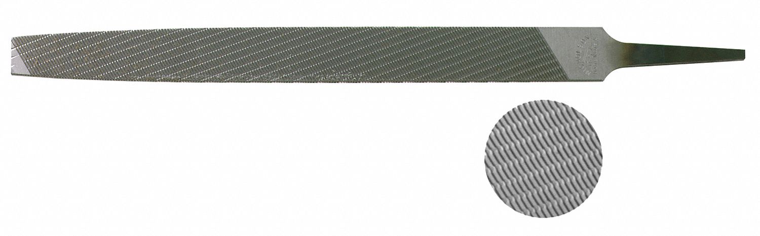 NICHOLSON Flat File, American, Rectangular, Multicut - 13H077|07965N ...