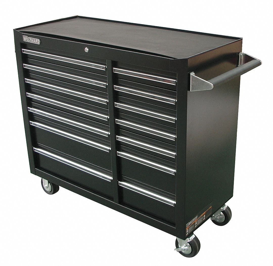 Craftsman Black Rolling Cabinet 41 1 2 H X 40 3 4 W X 18 D