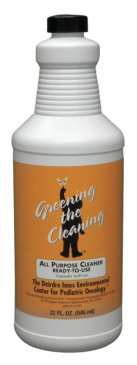 All Purpose Cleaner: Bottle, 1 qt Container Size, Ready to Use, Alkaline, 6 PK
