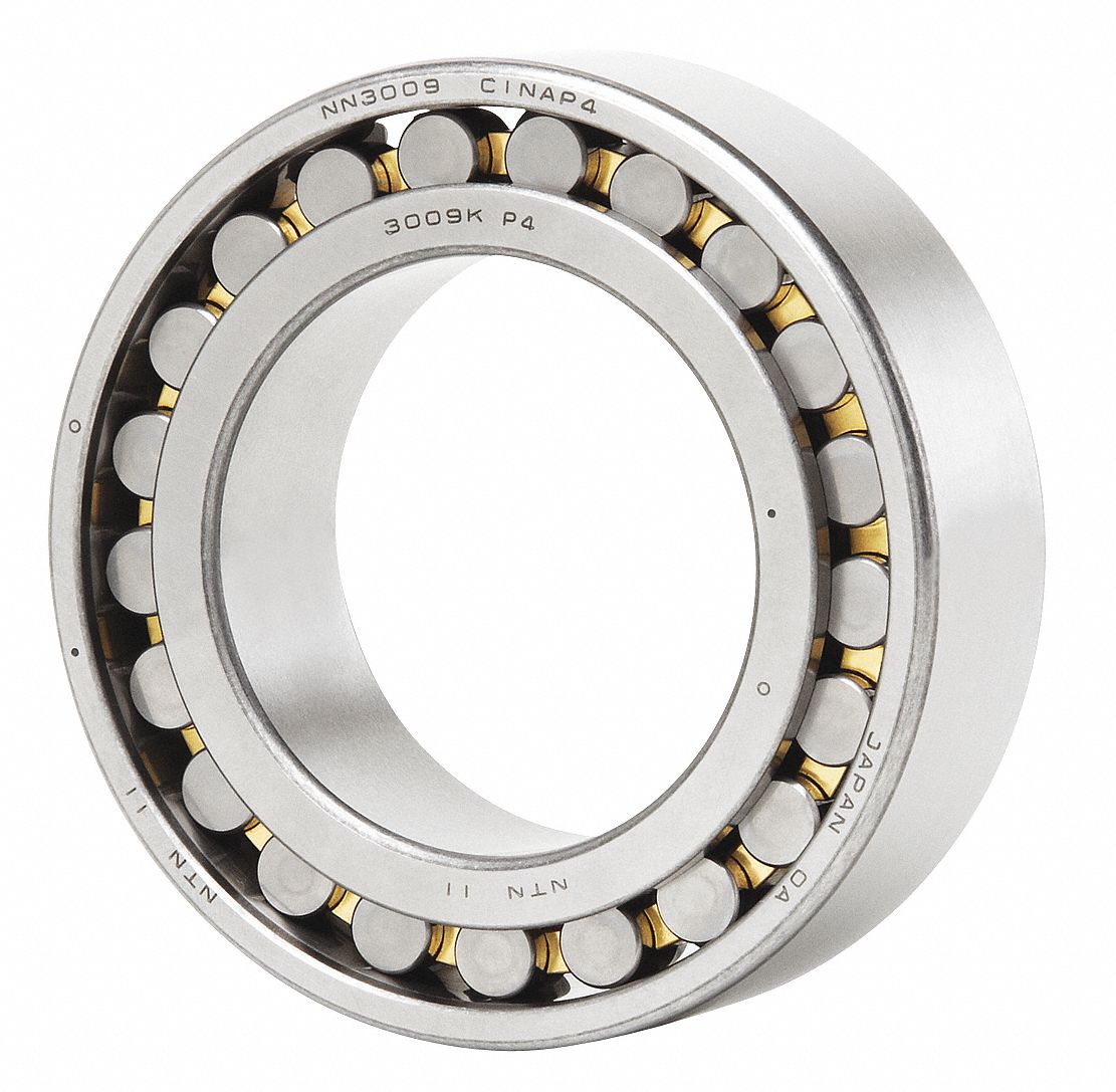 NTN Cylindrical Roller Bearing: 3010, 50 mm Bore, 2 Rows, 80 mm OD, 23 mm  Overall Wd, Tapered 1:12