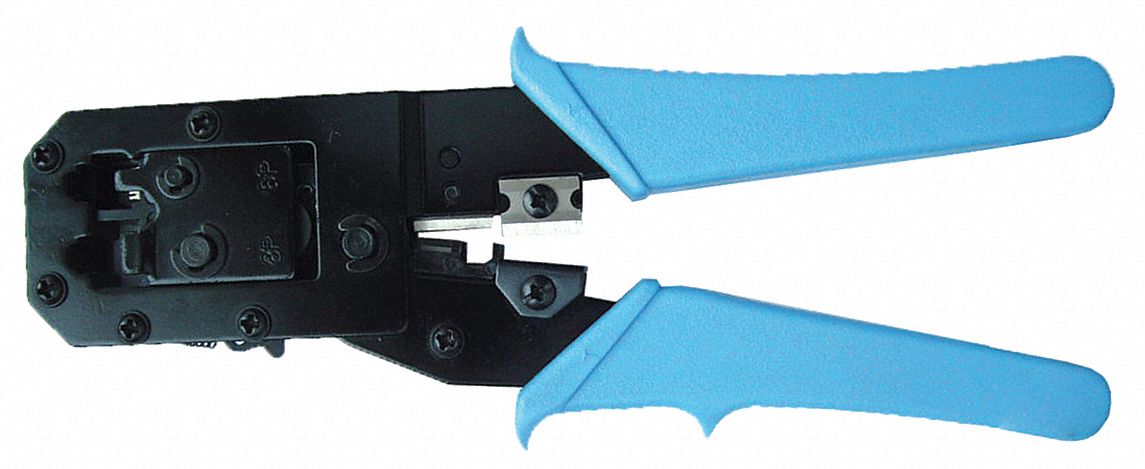 CRIMPER, FOR RJ-11/RJ-12/RJ-45, 7 1/2 IN OVERALL L