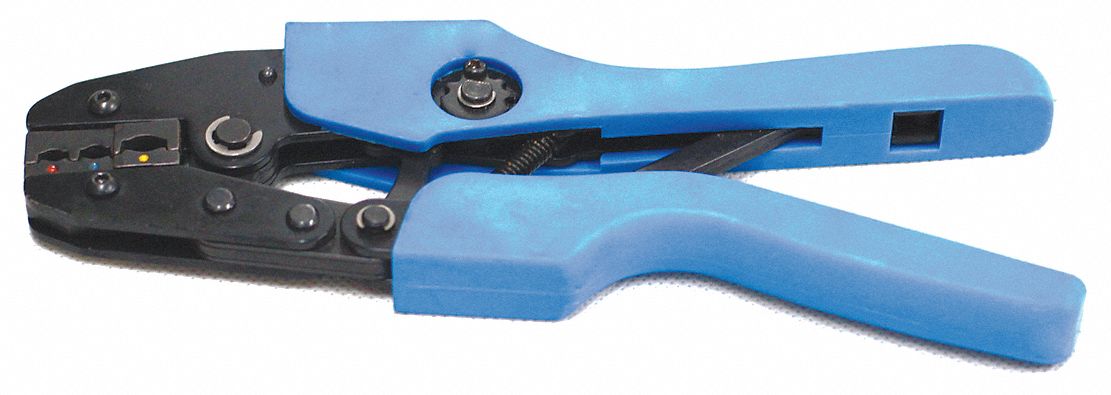 CRIMPER, FOR INSULATED TERMINALS, 10 AWG/12 AWG/14 AWG/16 AWG/18 AWG/20 AWG, MANUAL, 13H896